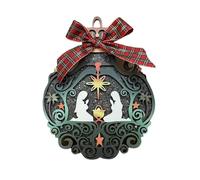 Decorazioni di preghiera di Natale Ornamenti di preghiera in legno Decorazioni di preghiera di vacanza Ornamenti di Natale cristiani Decorazioni per l'albero di festa Scene di preghiera solide