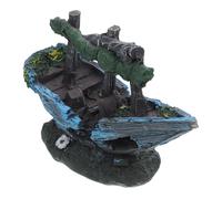 Decorazioni di relitti di navi d'acquario Ornamenti per acquari Decorazioni di