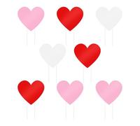 Decorazioni di San per Esterni | 8 cuori resistenti alle intemperie | da terra per San e feste | per giardino Prato Patio Portico Matrimonio E Feste