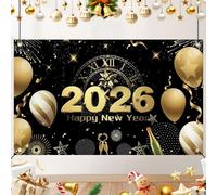 Decorazioni di San Silvestro 2026, Happy New Year Banner
