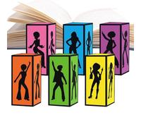 Decorazioni Discoteca Box per Feste | Decorazione Retro da Tavolo, Retro per Eventi,Per Compleanni Serate Eventi Tematici Libreria Supporto Finestra Camera da Soggiorno Ufficio
