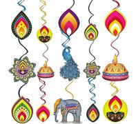 Decorazioni Diwali, 30 pezzi Happy Diwali da appendere, Festival delle Luci Deepavali Decorazioni da appendere per casa, ufficio, feste luminose, decorazioni per festival indiani Rangoli