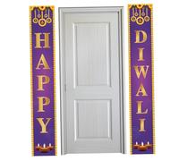 Decorazioni Diwali Happy Diwali Banner da 71x12 pollici portico interno esterno Happy Sign Festival di luci decorazioni e forniture per la casa 1