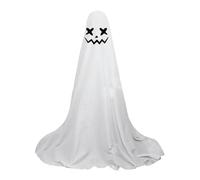Decorazioni fantasma all'esterno - Grande fantasma spettrale decorazione di Halloween, panno bianco fantasma portico ornamento per la casa con luci a LED