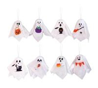 Decorazioni Fantasma Decorazioni per Esterno, Stagionali, Casa Stregata, | 8 Pezzi Ornamenti Fantasma Halloween per Casa Giardino Cortile Davanti Dentro Fuori Finestra