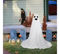 Decorazioni Fantasma Illuminato | Decorazione Festiva da Esterno - Spaventoso Ornamento da 165 cm per Esterni Portico Sentiero Giardino Cimitero