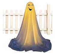 Decorazioni Fantasma Illuminato - Decorazione Festiva da Esterno,Spaventoso Ornamento da 165 cm per Esterni Portico Sentiero Giardino Cimitero