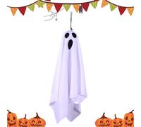 Decorazioni Fantasmi per Esterni | Figurine Fantasma Halloween con Luci LED | 3 Modalità Lampeggianti Decorazioni Spaventose Per Esterno Festa Giardino Casa Stregata Finestra