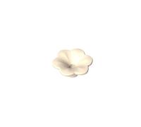 Decorazioni Fiore a Sei Petali 50 Pezzi GDS-2059 compatibile con Lego Giocattoli sfusi classici MOC Colore Bianco (giallastro)