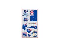 Decorazioni for feste da stadio, tatuaggi temporanei con bandiera impermeabile da 50 pezzi for viso e corpo - Attrezzatura for tifosi di calcio for il giorno della partita(Style 12)