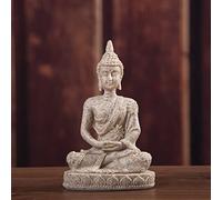 Decorazioni for figurine di Buddha - Fermacarte Statua di Buddha retrò Natura Arenaria Thailandia Scultura di Buddha Fengshui Figurine Meditaton Mini Yoga Decorazioni for la casa Regalo Ornamento Scul