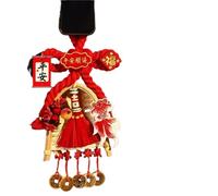 Decorazioni for il Capodanno dell'anno del cavallo 2026 - Piccolo ciondolo a forma di scopa for la decorazione da appendere alla maniglia della porta d'ingresso del festival di primavera(Color5)