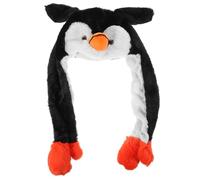 Decorazioni for il compleanno di Fiesta Cappello di peluche pinguino, cappello divertente di peluche carino, cappelli divertenti con cinturini for le orecchie delicati for il viso Decorazioni for fest