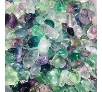 Decorazioni for la casa da , pietre di ghiaia di fluorite lucidate con cristalli di fluorite colorati naturali for regali d'acquario, pietre naturali di cristallo naturale Cristalli Reiki ( Size : 100
