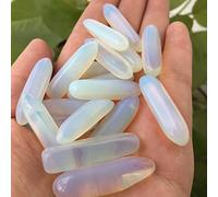 Decorazioni for la casa Pietre Reiki in cristallo di quarzo con striscia di opale raccolta domiciliare (Size : 1kg)