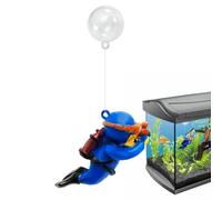 Decorazioni galleggianti per acquario - Decorazione per acquario di piccolo bel subacqueo, accessori per acquario di Playmate di pesce del fumetto, grande subacqueo che guarda giocattoli galleggianti