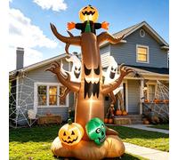 Decorazioni gonfiabili di Halloween a forma di albero morto per il giardino