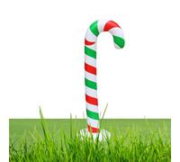 Decorazioni gonfiabili per esterni, ornamento da 145 cm, per gonfiare, palloncini con bastoncino di zucchero di grandi dimensioni, per Natale, interni, esterni, prato, giardino, piscina, parata