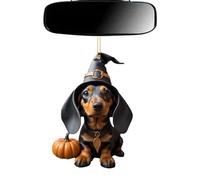 Decorazioni Halloween Bassotti - Adesivo Auto 2D Specchietto Retrovisore | Appeso Per Giardino Cancello Patio Porch Autunno Cucina Interna
