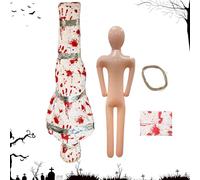 Decorazioni Halloween per per Cadaveri - Gonfiabile,Bambola Insanguinata Spaventosa Realistica a Grandezza Naturale per Feste Decorazioni Cimitero Giardino Stanza