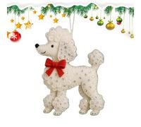 Decorazioni In Feltro Per Albero Di Natale,Design Realistico Di Animale Bassotto | Ornamenti Per Albero Di Natale Per Gli Amanti Di Cani - Per La Camera Da Letto I Balconi Le Porte Il Giardino Il