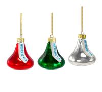Decorazioni In Vetro Hershey Kiss, Set Da 3 Pezzi