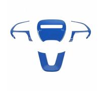 Decorazioni Interni Auto Compatibile Con Dodge Per Challenger Per Charger 2015-2021 Per Durango 2014-2021 Copertura Volante Auto Decorazione Interna(Blue)