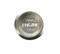 Decorazioni Interni Auto Compatibile Con Per CC Per Tiguan Per Passat Copertura Pulsante Avvio/arresto Motore Auto Adesivo Protezione Stile Accessori Español(Silver)