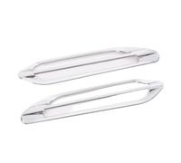 Decorazioni Interni Auto Compatibile Con Peugeot Per 2008 208 2013 2014 2015 2016 2017 2pcs ABS Bocchetta Aria Condizionata Interna Auto Rifinitura Adesivo Strass(Silver)