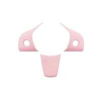 Decorazioni Interni Auto Compatibile Con Tesla Per Model 3 2017-2023 Auto Copertura Protettiva Volante Pomello Cambio Modanatura Porta Striscia Cruscotto Accessori Interni(3 pcs)