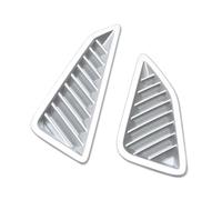 Decorazioni Interni Auto Compatibile Con Toyota Per Corolla E210 2019 2020 2021 2022 2023 2024 ABS Cruscotto Auto Presa D’aria Cornice Rifinitura Copertura Adesivi(Silver)