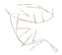 Decorazioni Invernali Ornamenti Di Plastica Trasparenti Cristallo