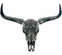 Decorazioni Medievali, Decorazioni Murali Con Corna Lunghe, Cabeza De Vaca, Teste Di Animali In Ottone, Teschio Di Longhorn, Decorazioni Murali Con Corna Di Toro, Testa Di Teschio Di Corno Lungo, Tesc