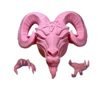 Decorazioni Murali Per Le Teste Di Animali - Mythical Resin Art, Accento Murale Gotico | Scultura Di Figurina A Due Mani Con Dettaglio Antico Del Corno Per Lo Studio Di Focale Di