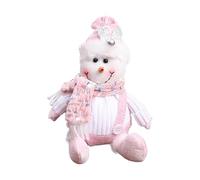 Decorazioni Natale Piccola bambola di Natale, ornamento natalizio, pupazzo di neve seduto, ornamento per la casa, bambola, porte morbide, tavolo per porte, albero, decorazione la stagione natalizia