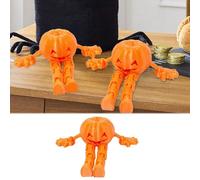 Decorazioni natalizie 3D, statua 3D, amanti della zucca, per estate, autunno, casa, giardino, cucina, vassoio a più livelli modello da tavolo per Halloween, regalo decorativo da giardino (arancione, 7