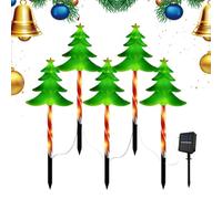 Decorazioni Natalizie - 5 Pezzi LED Albero di Caramelle - Luci Ad Albero Di Natale LED Da Cortile,Per Feste Giardino Cortile Patio Percorso Paesaggio Prato Recinto Balcone
