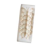 Decorazioni natalizie a farfalla per camino da matrimonio, compleanno,