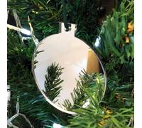 Decorazioni Natalizie A Forma Di Palla - Confezione Da Dieci X 7Cm - Vari Colori