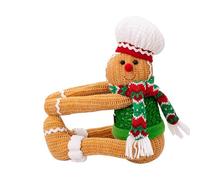 Decorazioni natalizie a forma di pupazzo di spezia - Pupazzo di spezia Hugger tende fermatende decorazione | Strumento di decorazione in poliestere per albero di Natale, parete, drappeggio, ufficio e