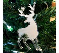 Decorazioni Natalizie A Forma Di Renna - Confezione Da 10 X 7Cm - Vari Colori