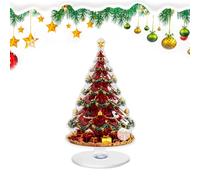 Decorazioni Natalizie - Centrotavola per sala da pranzo, ornamenti natalizi da tavolo, leggero e facile da esporre con peso leggero e facile da esporre per soggiorno, mensola del caminetto, mensola, m