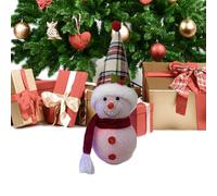 Decorazioni Natalizie con Pupazzo di Neve da Interno,Decorazioni Stagionali Con Luce LED,Ornamenti Festivi A Bambola - Per Casa Ufficio Soggiorno Studio Comodino Libreria Ingresso E Ospiti