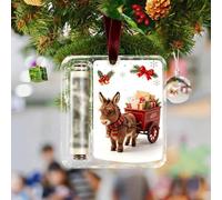 Decorazioni natalizie da appendere, ornamento natalizio da appendere, supporto festivo per dare decorazioni per le vacanze