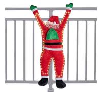 Decorazioni natalizie di Babbo Natale per interni, decorazioni per il tetto di Babbo Natale, decorazione per interni ed esterni, grande luce a LED, colore che cambia Babbo Natale, decorazione di