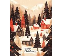 Decorazioni Natalizie Dipingere Con I Numeri Adulti Kits La casa, Pittura Bambini Foreste, Fai Da Te Paint By Numbers Colori Acrilici, Inverno Natale Decorazioni Casa, Senza Cornice 30x40cm p-55