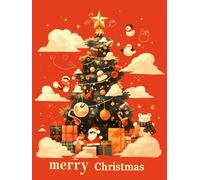 Decorazioni Natalizie Dipingere Con I Numeri Adulti Kits Natale, Pittura Bambini Nuvole, Fai Da Te Paint By Numbers Colori Acrilici, Inverno Natale Decorazioni Casa, Senza Cornice 80x100cm p-321