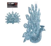 Decorazioni Natalizie Glitter Blu Ghiaccio - Scegli Design