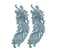 Decorazioni Natalizie Glitter Blu Ghiaccio - Scegli Design