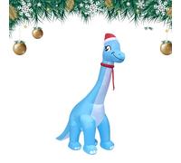 Decorazioni Natalizie Gonfiabili 3.6m Dinosauro Addobbo Esterno con LED